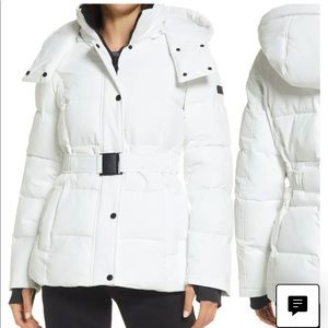 Sam Edelman Belted Parka with Detachable Hood